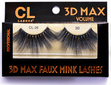 Load image into Gallery viewer, CL 3D Max Faux Mink Lashes #26 (6 Pack)