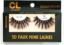 Load image into Gallery viewer, CL 3D Faux Mink Lashes #10 (6 Pack)