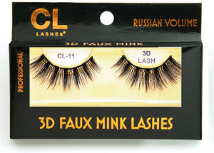 CL 3D Faux Mink Lashes #11 (6 Pack)