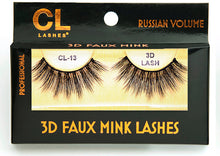 Load image into Gallery viewer, CL 3D Faux Mink Lashes #13 (6 Pack)