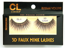 Load image into Gallery viewer, CL 3D Faux Mink Lashes #1 (6 Pack)