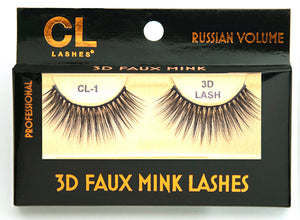 CL 3D Faux Mink Lashes #1 (6 Pack)