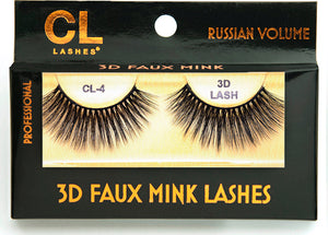 CL 3D Faux Mink Lashes #4 (6 Pack)