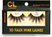 Load image into Gallery viewer, CL 3D Faux Mink Lashes #5 (6 Pack)