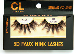 CL 3D Faux Mink Lashes #5 (6 Pack)