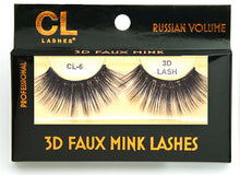 Load image into Gallery viewer, CL 3D Faux Mink Lashes #6 (6 Pack)