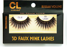 Load image into Gallery viewer, CL 3D Faux Mink Lashes #8 (6 Pack)