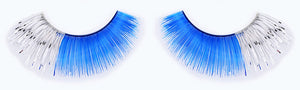 CL-C403 Feathered Royal Blue with Silver Tinsel