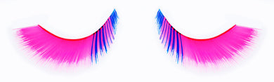 CL-C410 Feathered Hot Pink with Inner Royal Blue Accent