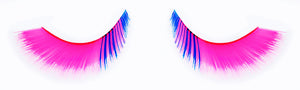 CL-C410 Feathered Hot Pink with Inner Royal Blue Accent
