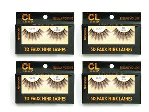 CL 3D Faux Mink Lashes #13 (4 Pack)