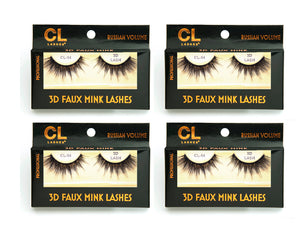 CL 3D Faux Mink Lashes #14 (4 Pack)