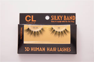 CL 3D Human Hair Lashes #21 (4 Pack)