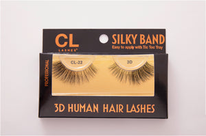 CL 3D Human Hair Lashes #22 (4 Pack)