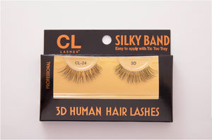 CL 3D Human Hair Lashes #24 (4 Pack)