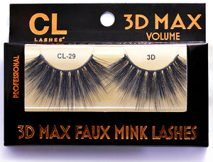 CL 3D Max Faux Mink Lashes #29 (4 Pack)